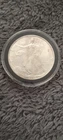 American BU Silver Eagle Coin 2005 Light Tone  1oz. Fine Silver