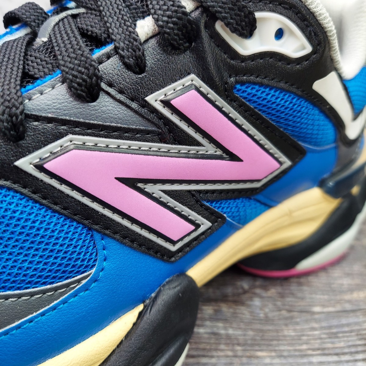 New Balance 9060 Blue Oasis Real Pink Black Shoes U9060BPO Men