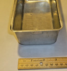 Vintage Comet Aluminum Loaf Pan 7 3/4" × 3 5/8" × 2 1/4" Rolled Edges Bread — photo 4