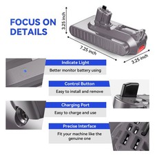 8000mAh 25.2V Battery For Dyson V11 Click in SV15 SV16 SV17 SV29 V15 Detect New — image 5