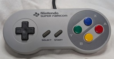 Authentic Super Nintendo Famicom Controller SNES SFC Tested No Yellowing Cleaned