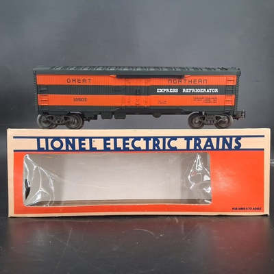 #ad #ad Lionel Great Northern Reefer 6 19505 Train Car O Gauge LN in Box $28.99