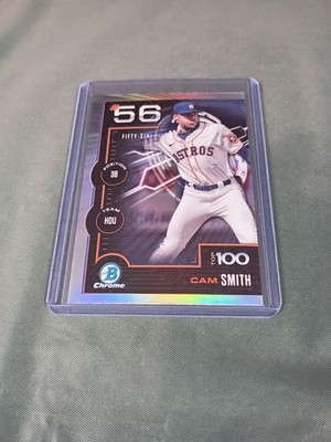 2025 Bowman Scouts Top 100 Chrome Cam Smith #BTP-56 Excellent Condition.