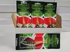 (4) Discontinued Jackall GRINCH Swimbait Dealer Box...Gold Flash Gill...NOS!!!