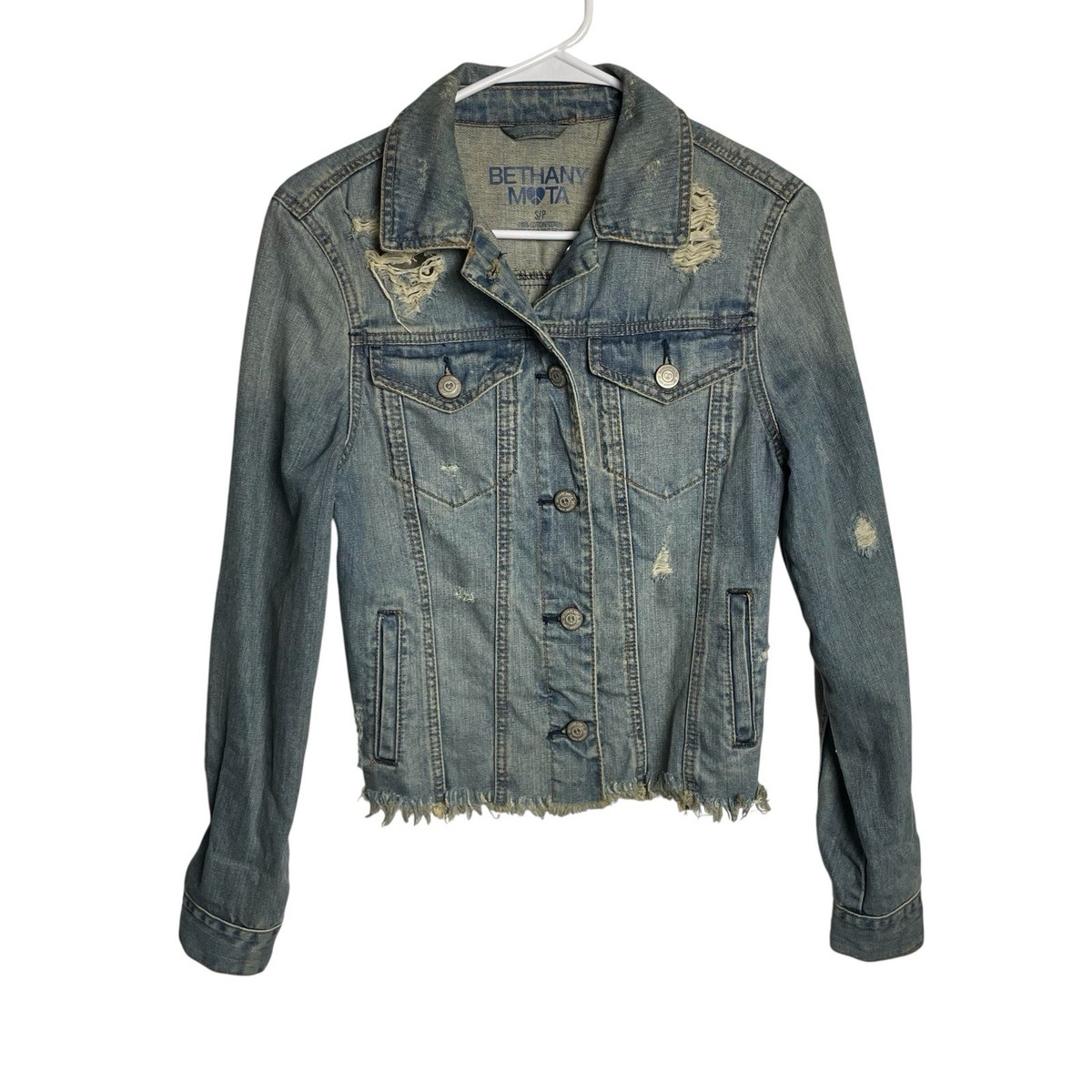 Bethany Mota｜PUNKS Gジャン ＊ トラッカージャケット Bethany Mota Punk Lives Denim Jacket Womens S Blue