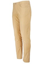 CHAPS MEN'S PERFORMANCE 5 POCKET PANTS - SIZE: MEN 34X32 - KHAKI