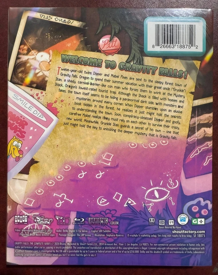 Gravity Falls - The Complete Series (Blu-Ray, 4-Disc, Box-Set) Foto 2 de 2