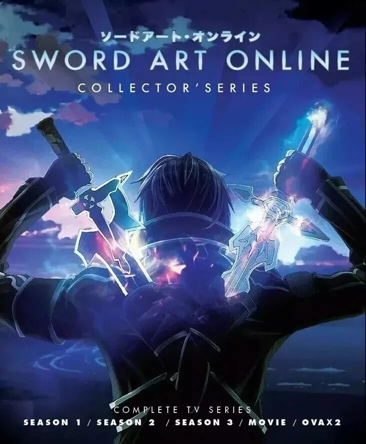 Sword Art Online Season 1-3 +Movie Complete Collection DVD (Anime) (English Dub)