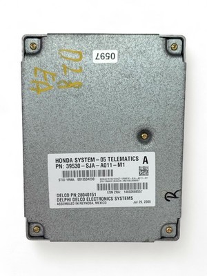 2005-2006 Acura RL Onstar Module Computer Unit 39530-SJA-A01, D028, OEM, 2005, 2