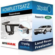 AUTO HAK Anhängekupplung starr und E-Satz für Land Rover Freelander 06- neu