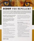 Scoot Fox Repellent 100g Non-Toxic Outdoor Safe for Pets & Gardens 4 x 50g  719392659559