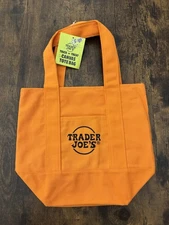 👻NEW Trader Joe’s Mini Halloween Tote Bag (Orange) 🎃 SHIPS TODAY!
