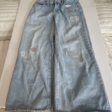 Old Navy jeans size 12 in girls. High rise super baggy wide leg