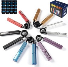 Grip Strength Trainer Set, 50-350LB, Wrist Forearm Strengthener, Metal No Slip