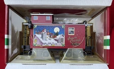 New LGB G Scale SEASONS GREETINGS Caboose Christmas Railway Car 46657 BRAND NEW