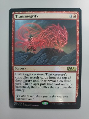MTG Transmogrify Core Set 2021 Foil Rare