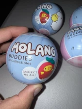 MOLANG Buddies 3D Collectibles Brand New Balls UNOPENED (LOT OF 4)