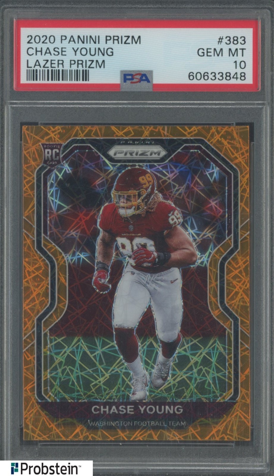 Chase Young Panini Prizm #383 Lazer
