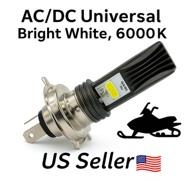 Ultra Hi/Lo 12V LED Headlight for Kawasaki Invader LTD 4/6 1980 Snowmobile 