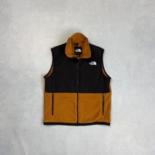 THE NORTH FACE DENALI FLEECE VEST NF0A4QYO BROWN / BLACK UNISEX SIZE MEDIUM F20