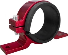 60mm Fuel Filter Mounting Bracket, Aluminum Alloy Fuel Pump Clamp Holder, Univer