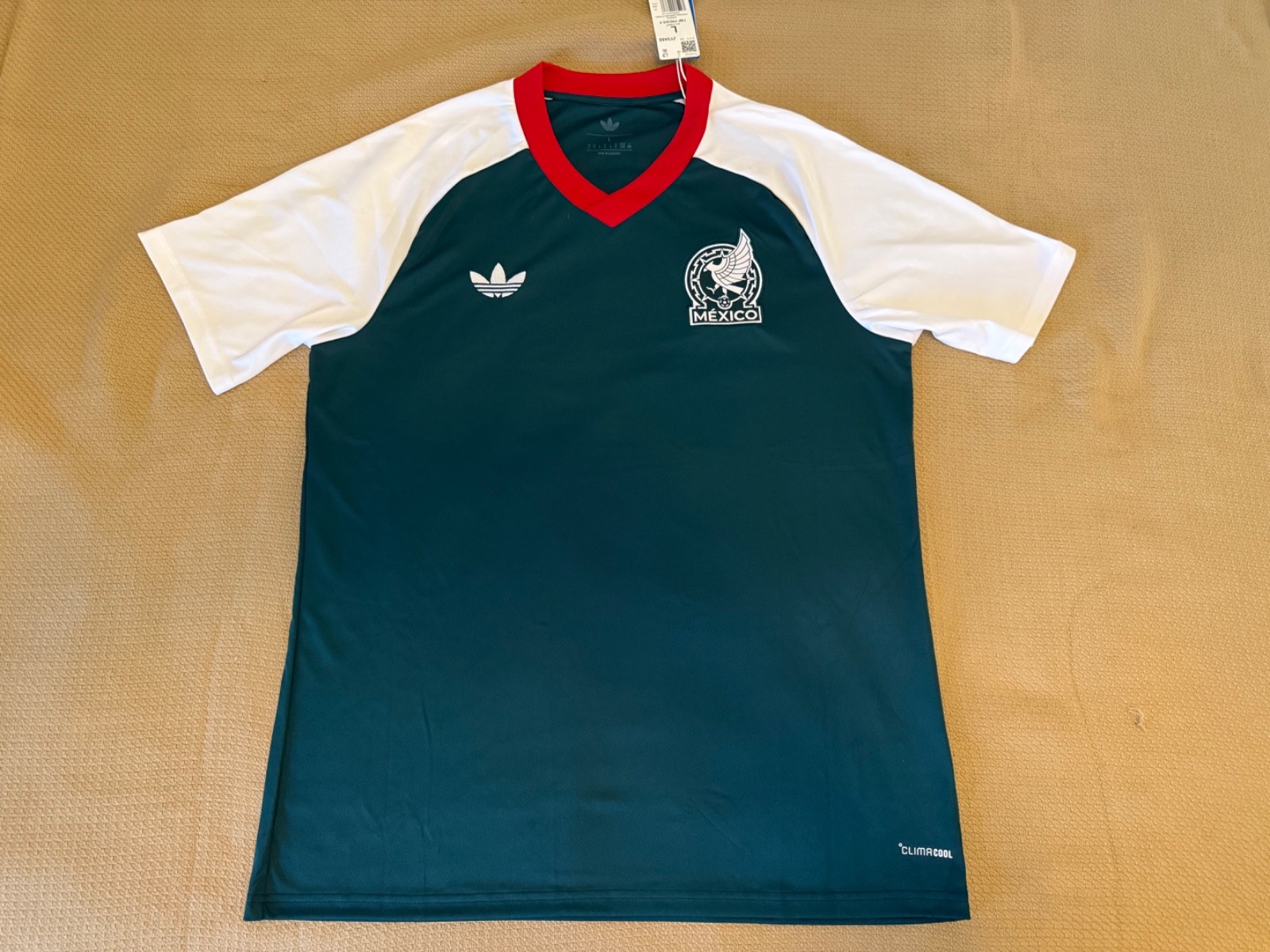 Adidas 2026 World Cup Mexico Pre-Match Jersey Men's Size Large BRAND NEW