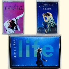 3x Simply Red Cassette Bundle A New Flame, Stars  Life 