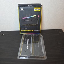 CORSAIR VENGEANCE RGB PRO 32GB 2x16GB 3200MHz 288 Pin DIMM DDR4 RAM Memory