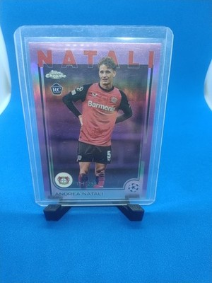 Andrea Natali - Bayern Leverkusen 2024-2025 UCC Topps Chrome Rookie Purple /299
