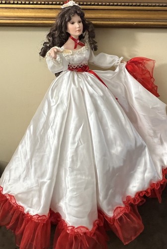 Rare Porcelain Doll LE F453, 21 in, 2004 By Donna RuBert - Picture 7 of 21