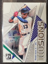 2019 Panini Donsruss Optic Baseball Illusions #OI-6 Ronald Acuna Jr