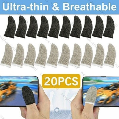20Pcs Finger Sleeve Controller Handschuhe Touchscreen Für PUBG Mobile Games