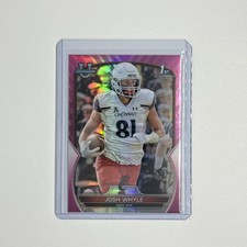 2022 Topps Bowman University 1st Bowman Pink Refractor #89 Josh Whyle Bearcats