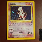 Pokémon Mewtwo Base Set Holo Rare 010/102 60 HP Basic English Card