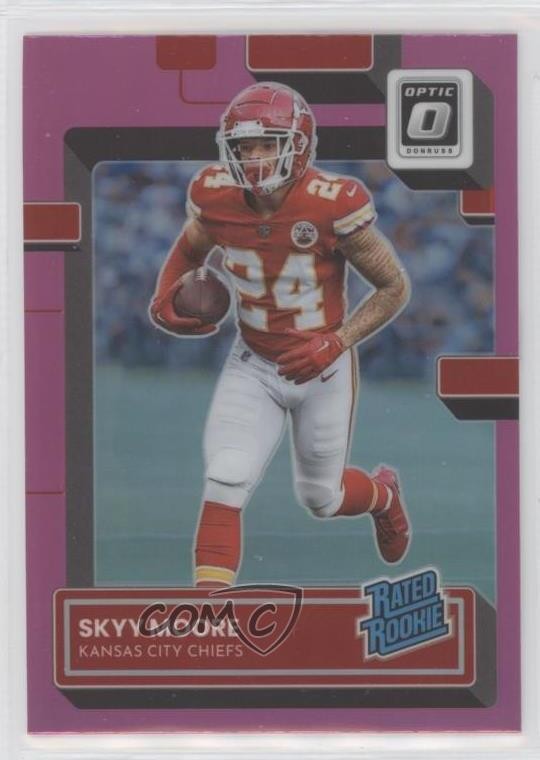 2022 Panini Donruss Optic Rated Rookie Pink Prizm Skyy Moore #224 Rookie RC 2l4