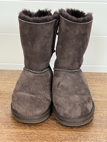 UGG Women's Bailey Bow II Chocolate Brown Size US 6
