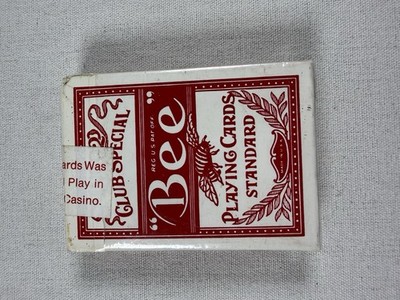 Sealed Bee Cards From HOLIDAY Casino Las Vegas NV Red Playing Cards Full Deck