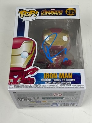 Robert Downey Jr. Signed Iron Man Funko Pop Autograph Marvel
