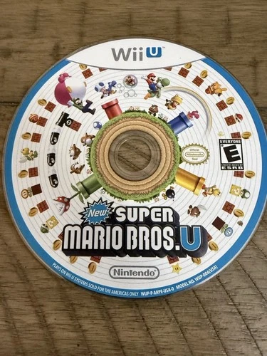 New Super Mario Bros U (Nintendo Wii U, 2012) Disc Only Tested & Works