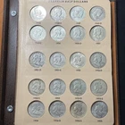 1948-63 Franklin Silver Half Dollars 50c Complete Set 35 Coins In Dansco Album