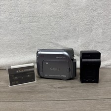 Canon ZR500 Mini DV Camcorder Bundle Tested Tape, Chargers, Case, Manual