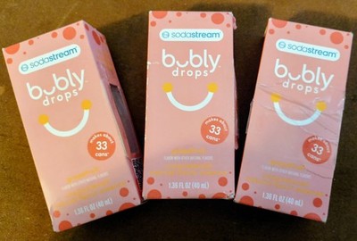 Bubly drops SodaStream Pink Grapefruit 1.36 oz Lot 6