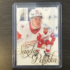 2025-26 Fleer Flair Base Rookie #200 AXEL SANDIN-PELLIKKA Detroit Red Wings RC