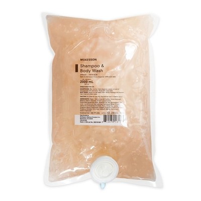 McKesson Shampoo&Body Wash Apricot Scent 2000 mL 53-28026-2000 4 per Case