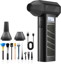 Pistola De Aire Soplador Recargable Con Luz Para Limpiar Polvo PC Motores Carros