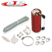 Jdm 350ml Red Billet Aluminum Turbo Engine Motor Oil Catch Tank Can Reservoir Jdm 350ml Red Billet Aluminum Turbo Engine Motor Oil Catch Tank Can Reservoir