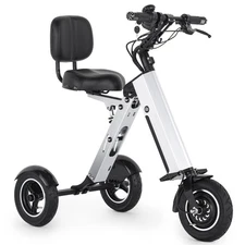 TopMate Used E35 Powered Mobility Scooter 3 Wheel for Adult with Backrest Seat