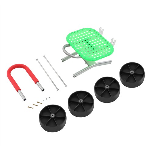 360?? Rotation Foldable Garden Rolling Stool Adjustable Height Garden Stool - Picture 11 of 20