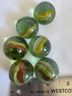 Kate Greenaway Jumbo Marbles Vintage JAPAN ERA Set of 6 Shackman NY — photo 4