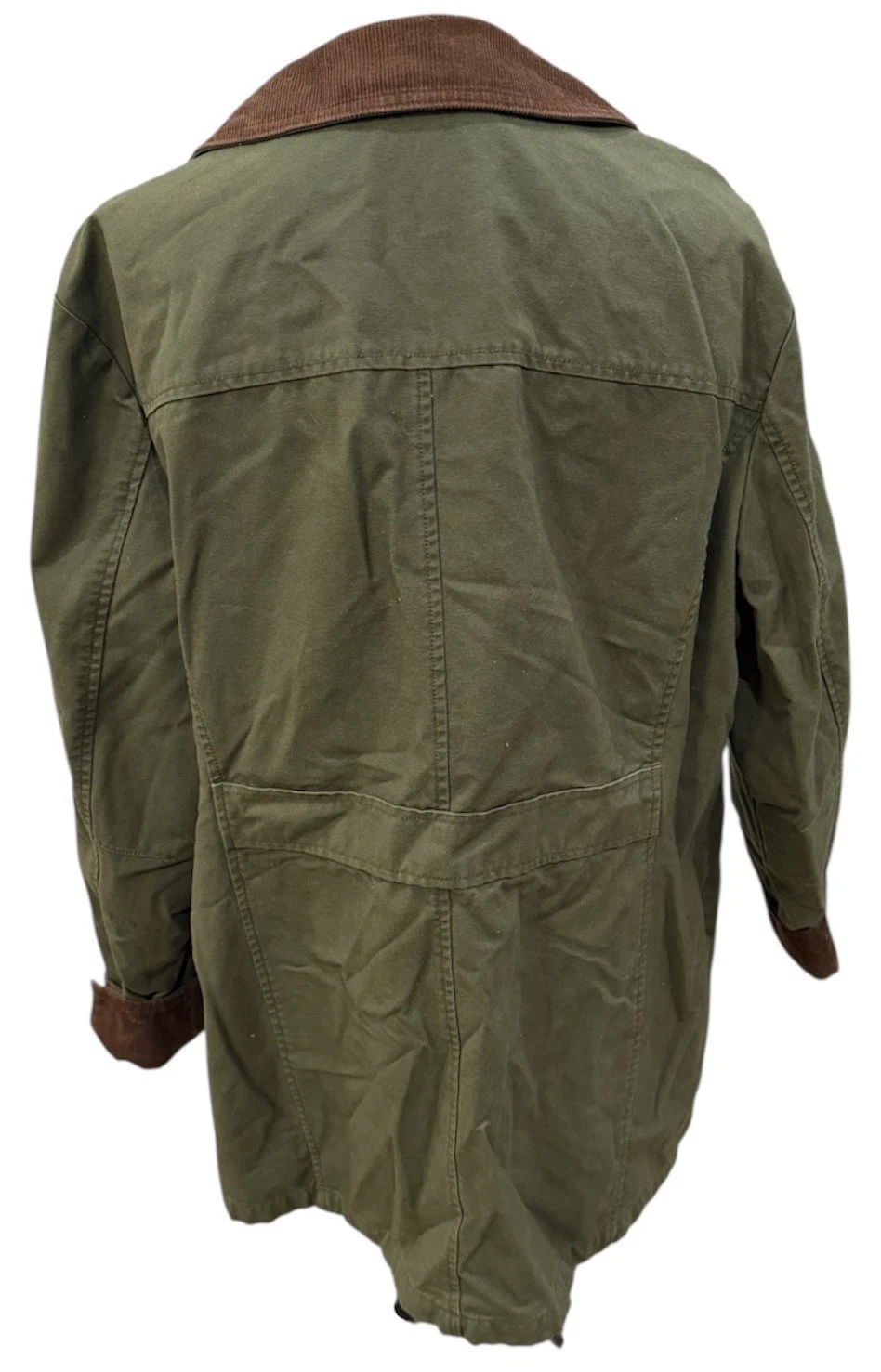 Vtg LL Bean Men’s Cotton With Corduroy Flannel Lined Chore Coat SUPERB - product detail image 2